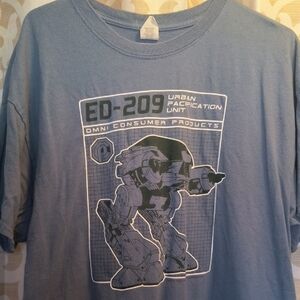 SAS Cotton Crewneck Tee in Light Blue